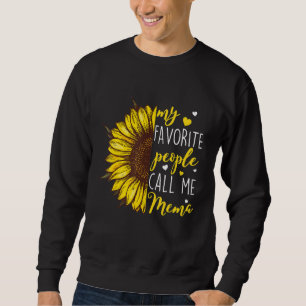 Frauen Meine Liebsten nennen mich Mema Oma Mot Sweatshirt