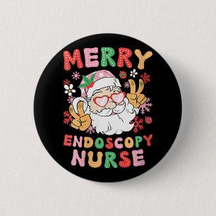 Frauen Merry Endoscopy Nurse Christmas Endoscopy N Button