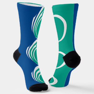Frauen mit der Flagge von Ottawa, Kanada Socken