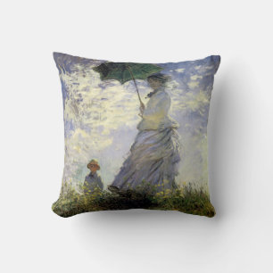 Frauen mit einem Sonnenschirm ~ Madame Monet und i Kissen