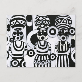 Frauen mit Kalabashes von Emeka! Postkarte