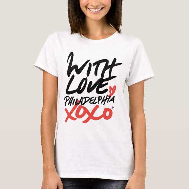Frauen mit Liebe, T - Shirt Philadelphias XOXO (Vorderseite)