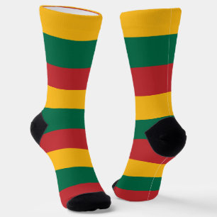 Frauen mit litauischer Flagge Socken