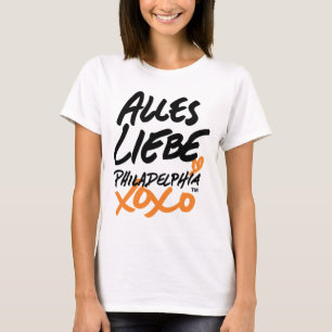 Frauen mit Love im deutschen T - Shirt
