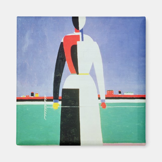 Frauen mit Rake, c.1928-32 Magnet (Vorne)