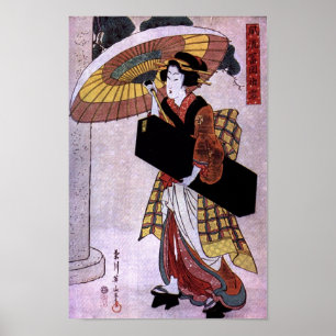 Frauen mit Schirm 2 Poster