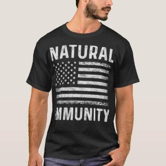 Frauen mit sonniger Anti-Impfung Natürliche Immuni T-Shirt