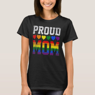 Frauen mit Stolz Mama Eltern LGBT Pride Monat Rege T-Shirt