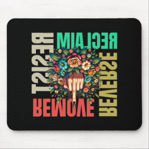 Frauen Mittelfinger entfernen Reverse Reclaim Resi Mousepad