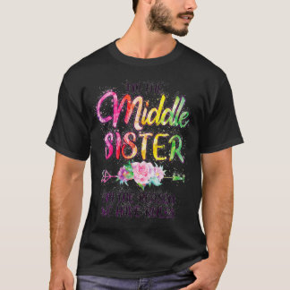 Frauen Mittlere Schwester Funny Ich bin der Grund, T-Shirt