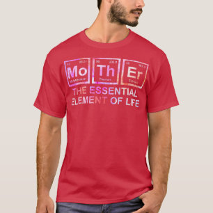 Frauen Mutter das wesentliche Element der Mama Leb T-Shirt