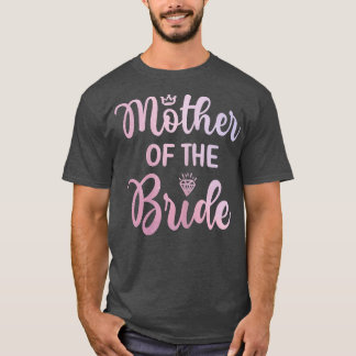 Frauen Mutter der Braut Brautparty Hochzeit D T-Shirt