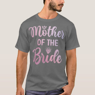 Frauen Mutter der Braut Brautparty Hochzeit D T-Shirt
