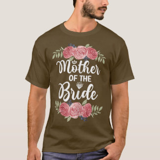 Frauen Mutter der Braut Brautparty Hochzeit P T-Shirt