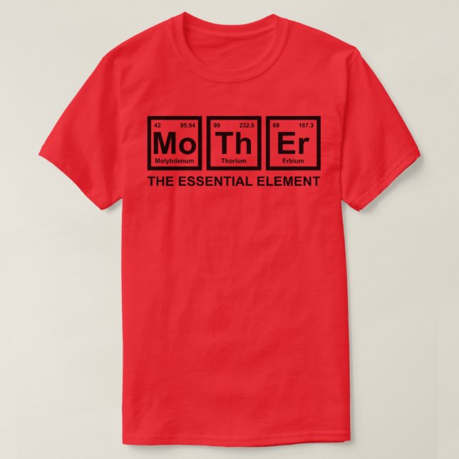 Frauen Mutter der wesentlichen Mama T-Shirt (Design vorne)