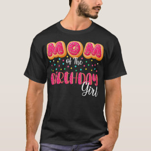 Frauen Mutter Des Geburtstagsmädchen Donut Familie T-Shirt