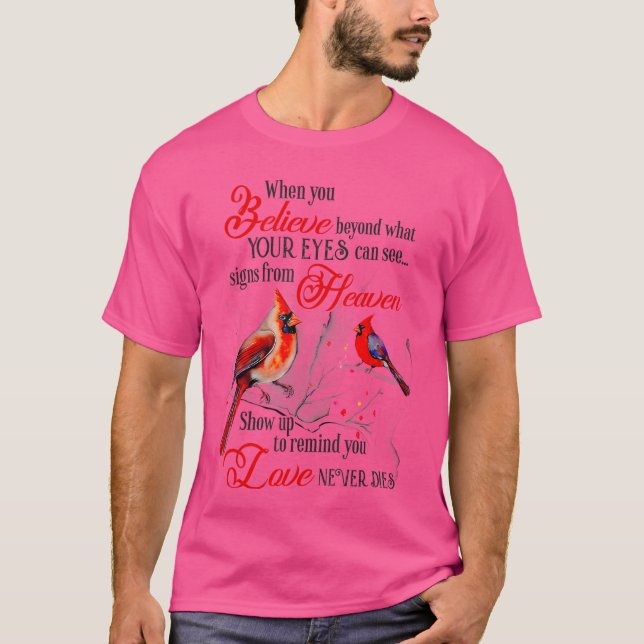 Frauen Mutter Freund Christlich Religiös Kardinal  T-Shirt (Vorderseite)