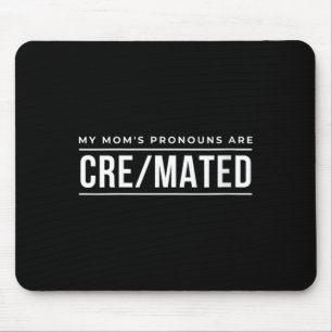 Frauen Mütter Pronomen Sind Erstellt Paart Dunkler Mousepad