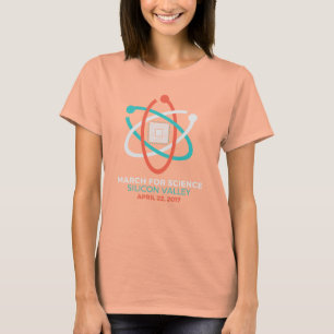 Frauen Navy Science Marsch T T-Shirt