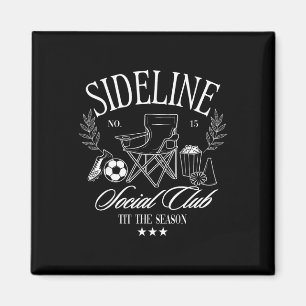 Frauen Nebenbei Sozialclub Fußball-Mama Spieltag F Magnet