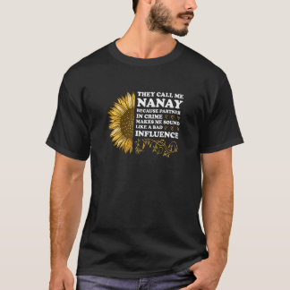 Frauen nennen mich Nanay, weil Partnerin im Verbre T-Shirt