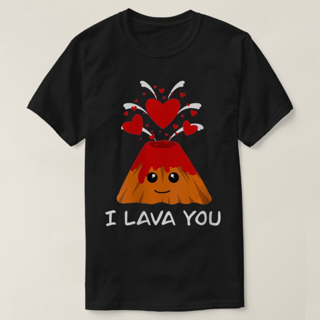 Frauen Niedlich Lava Day Liebe Lucca Valentine T-Shirt (Design vorne)