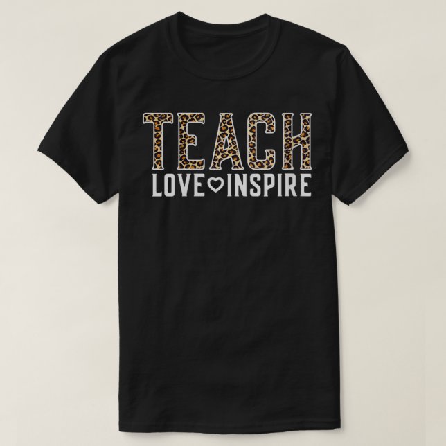Frauen Niedlich Lehrerin Lehre Liebe Inspirierte L T-Shirt (Design vorne)