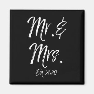 Frauen Niedlich Matching Bride Groom Hochzeit Gesc Magnet