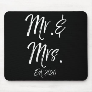 Frauen Niedlich Matching Bride Groom Hochzeit Gesc Mousepad