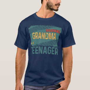 Frauen Niedlich Proud Oma Offiziell Teenager Birth T-Shirt