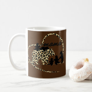 Frauen Niedlich Trendy Mama Bear 5 Cubs Mama Cheet Kaffeetasse