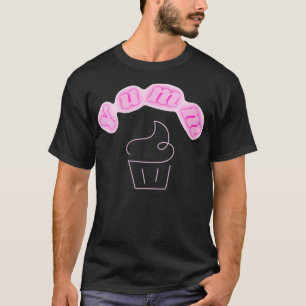 Frauen Niedlich Yumm Cupcake Yummy Cupcake T-Shirt