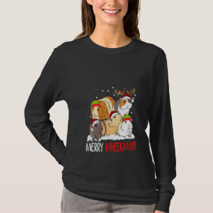 Frauen Niedliche Guinea Schweine Xmas fröhliche Wh T-Shirt