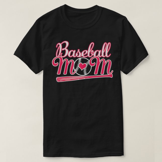 Frauen Niedliche Liebe Baseball Mama Schnürsenkel  T-Shirt (Design vorne)