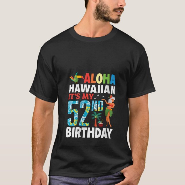 Frauen Niedliche Mädchen Aloha Hawaiian Es ist mei T-Shirt (Vorderseite)