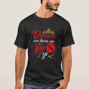 Frauen Niedliche rote Lippen Die Königinnen sind a T-Shirt