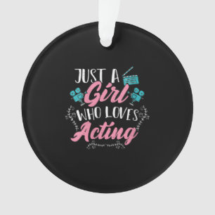 Frauen Niedliche Schauspielerin nur ein Mädchen,  Ornament