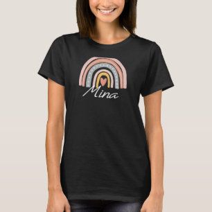 Frauen Niedlicher Mina-Regenbogen für Frauen Großm T-Shirt