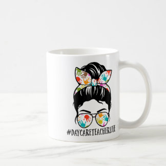 Frauen Nn Tagesstätte Lehrer Leben Unordentlicher  Kaffeetasse