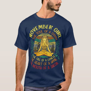 Frauen November Mädchen Die Seele einer Zigeuner-Y T-Shirt
