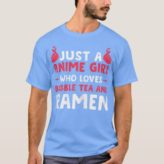 Frauen Nur ein Anime Girl Blase Tee und Ramen Anim