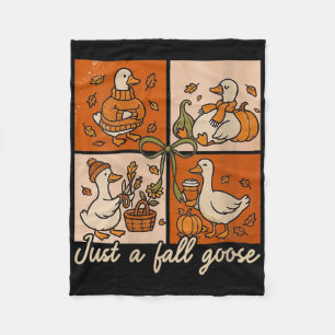 Frauen Nur Ein Herbstgans Herbst Gemütliche Saison Fleecedecke