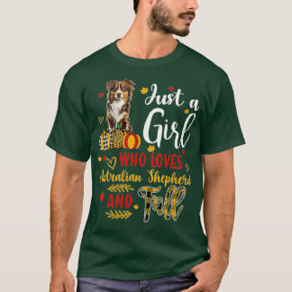 Frauen nur ein Mädchen, das australische Hirten A  T-Shirt