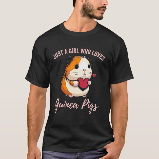 Frauen nur ein Mädchen, das Guinea Liebe schwingt  T-Shirt (Vorderseite)