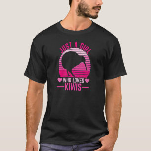 Frauen nur ein Mädchen, das Kiwis-Zitat für einen T-Shirt
