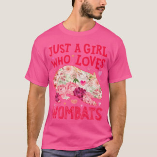 Frauen nur ein Mädchen, das Lieben Frauen Blume Fr T-Shirt