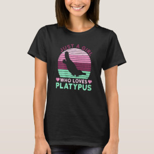 Frauen nur ein Mädchen, das Platypus-Zitat für ein T-Shirt