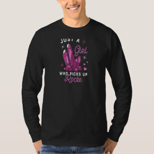 Frauen nur ein Mädchen, das Rocks-Angebot für eine T-Shirt