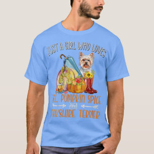 Frauen nur ein Mädchen, die Lieben fallen Pumpkin T-Shirt