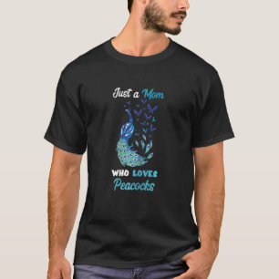 Frauen nur eine Mama, die Peacocks Multicolor Bi L T-Shirt